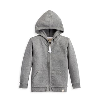 organic zip hoodie